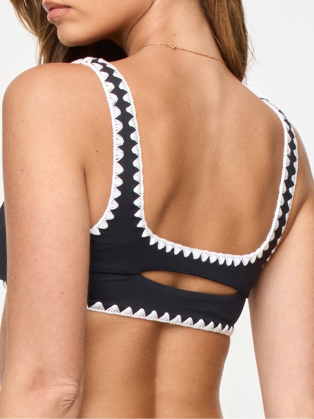 L*space Effie Shirred Bikini Top NWOT - Picture 4 of 13